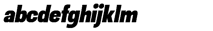 Ingrovia Black Narrow Italic FONT
