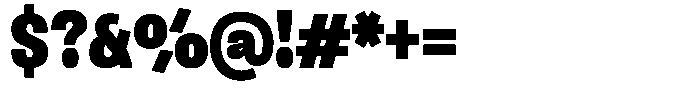 Ingrovia Black Narrow Font OTHER CHARS
