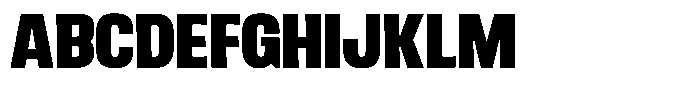 Ingrovia Black Narrow Font UPPERCASE