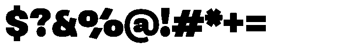 Ingrovia Black Norm Font OTHER CHARS