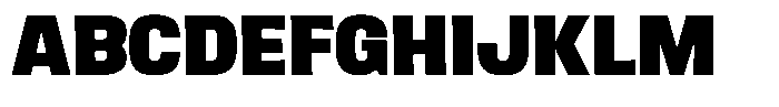Ingrovia Black Norm Font UPPERCASE