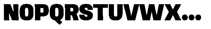 Ingrovia Black Norm Font UPPERCASE