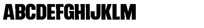 Ingrovia Black Semi Condensed Font UPPERCASE