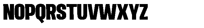 Ingrovia Black Semi Condensed Font UPPERCASE