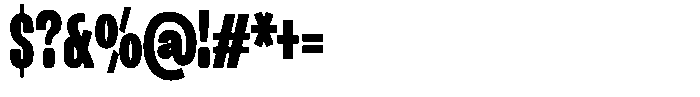 Ingrovia Black Font OTHER CHARS