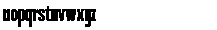 Ingrovia Black Font LOWERCASE