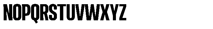 Ingrovia Bold Condensed Font UPPERCASE