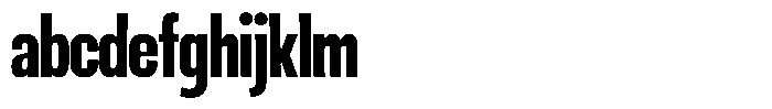 Ingrovia Bold Condensed FONT