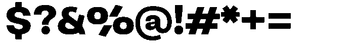 Ingrovia Bold Expand Font OTHER CHARS