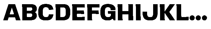Ingrovia Bold Expand Font UPPERCASE