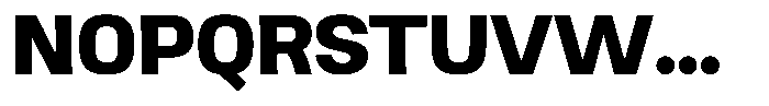 Ingrovia Bold Expand Font UPPERCASE