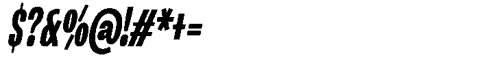 Ingrovia Bold Italic Font OTHER CHARS