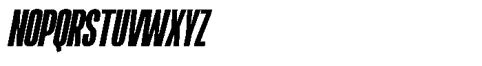 Ingrovia Bold Italic Font UPPERCASE