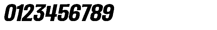 Ingrovia Bold Narrow Italic Font OTHER CHARS