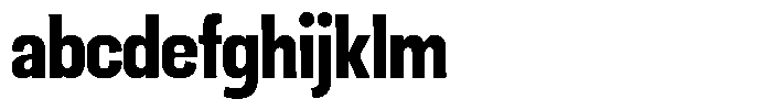 Ingrovia Bold Narrow FONT