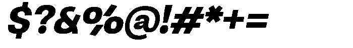 Ingrovia Bold Norm Italic Font OTHER CHARS