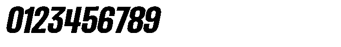 Ingrovia Bold Semi Condensed Italic Font OTHER CHARS