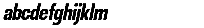 Ingrovia Bold Semi Condensed Italic FONT