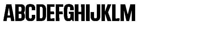 Ingrovia Bold Semi Condensed Font UPPERCASE