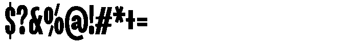 Ingrovia Bold Font OTHER CHARS
