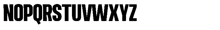 Ingrovia Extra Bold Condensed Font UPPERCASE