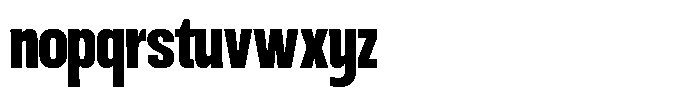 Ingrovia Extra Bold Condensed Font LOWERCASE