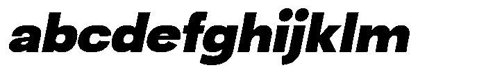Ingrovia Extra Bold Expand Italic FONT