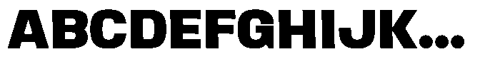 Ingrovia Extra Bold Expand Font UPPERCASE