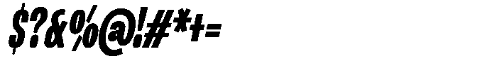 Ingrovia Extra Bold Italic Font OTHER CHARS