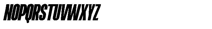 Ingrovia Extra Bold Italic Font UPPERCASE