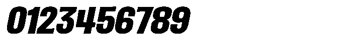 Ingrovia Extra Bold Narrow Italic Font OTHER CHARS