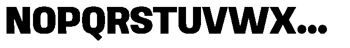 Ingrovia Extra Bold Norm Font UPPERCASE
