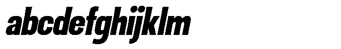 Ingrovia Extra Bold Semi Condensed Italic FONT