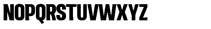 Ingrovia Extra Bold Semi Condensed Font UPPERCASE