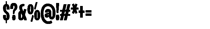 Ingrovia Extra Bold Font OTHER CHARS