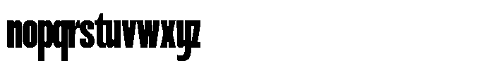 Ingrovia Extra Bold Font LOWERCASE