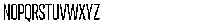 Ingrovia Light Condensed Font UPPERCASE