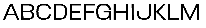 Ingrovia Light Expand Font UPPERCASE