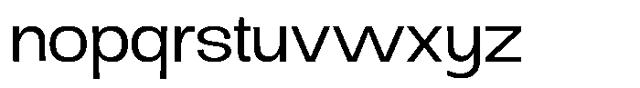 Ingrovia Light Expand Font LOWERCASE