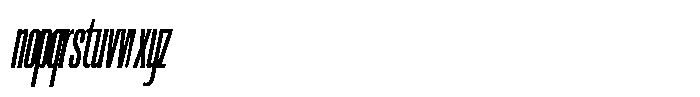 Ingrovia Light Italic Font LOWERCASE