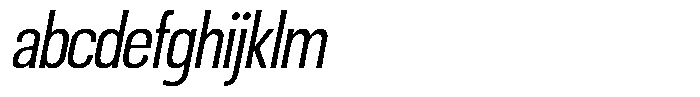 Ingrovia Light Narrow Italic FONT