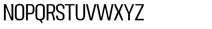 Ingrovia Light Narrow Font UPPERCASE