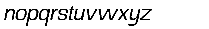 Ingrovia Light Norm Italic Font LOWERCASE