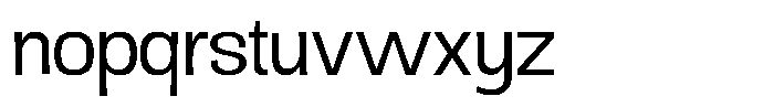 Ingrovia Light Norm Font LOWERCASE