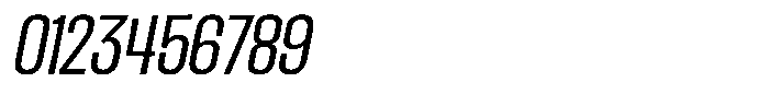 Ingrovia Light Semi Condensed Italic Font OTHER CHARS