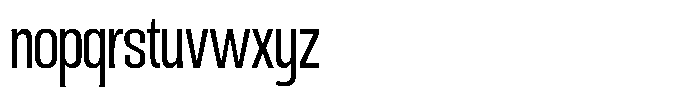Ingrovia Light Semi Condensed Font LOWERCASE