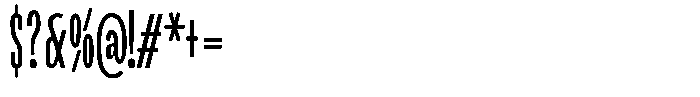 Ingrovia Light Font OTHER CHARS