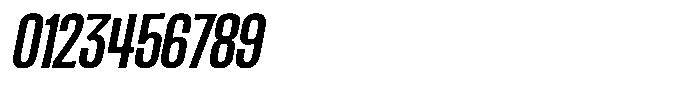 Ingrovia Medium Condensed Italic Font OTHER CHARS