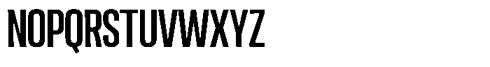 Ingrovia Medium Condensed Font UPPERCASE
