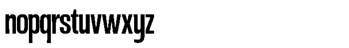 Ingrovia Medium Condensed Font LOWERCASE